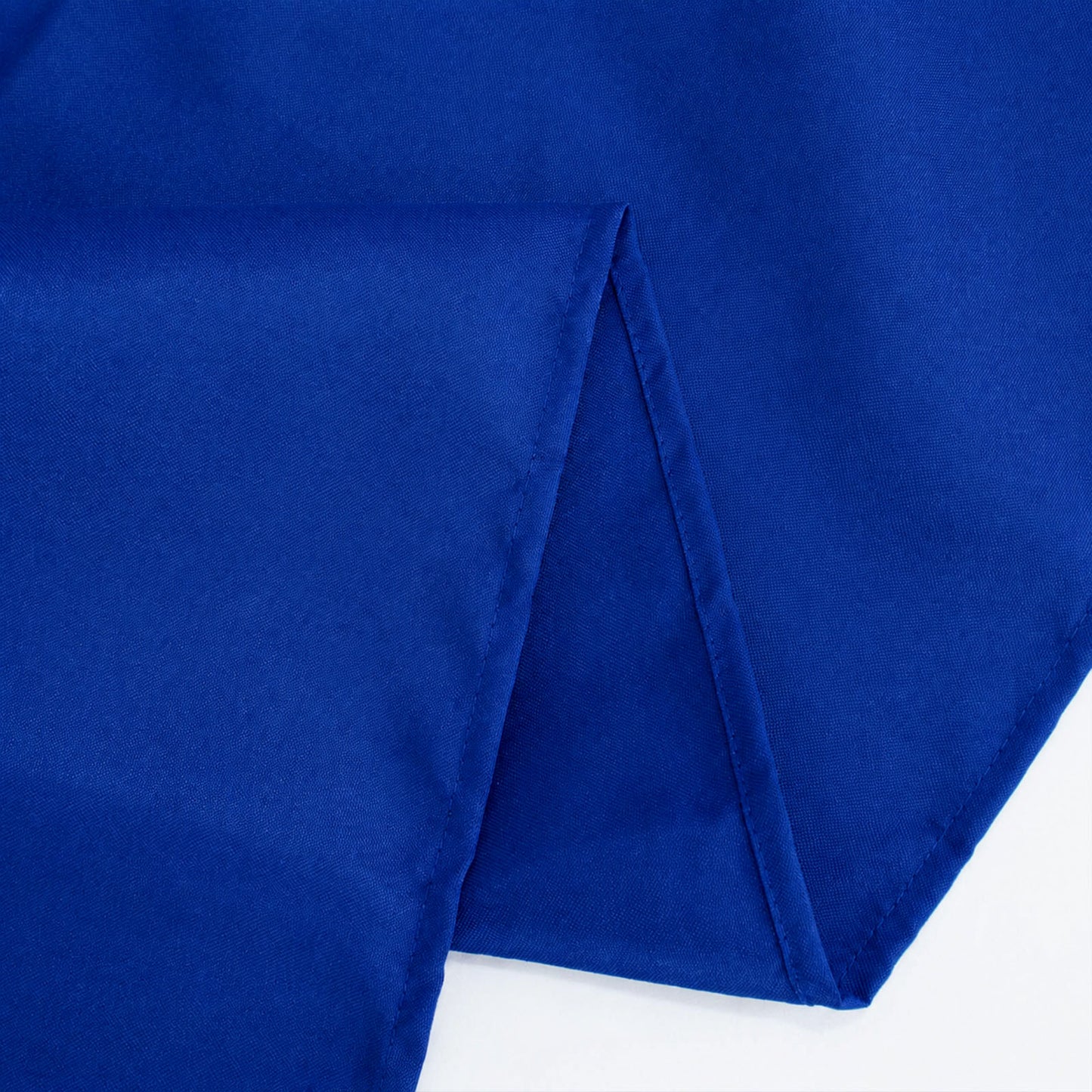 90"x90" Royal Blue Seamless Premium Polyester Square Table Overlay - 220GSM