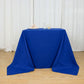 90"x90" Royal Blue Seamless Premium Polyester Square Tablecloth - 220GSM