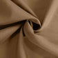 Taupe Polyester Square Tablecloth 90"x90"#whtbkgd