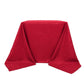 90"x90" Wine Seamless Premium Polyester Square Tablecloth - 220GSM