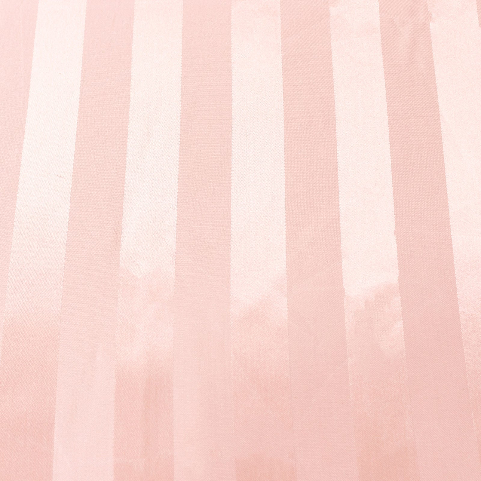 Dusty rose satin stripe round tablecloth.