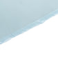 120" Light Blue Smooth Seamless Satin Round Tablecloth for 5 Foot Table With Floor-Length Drop