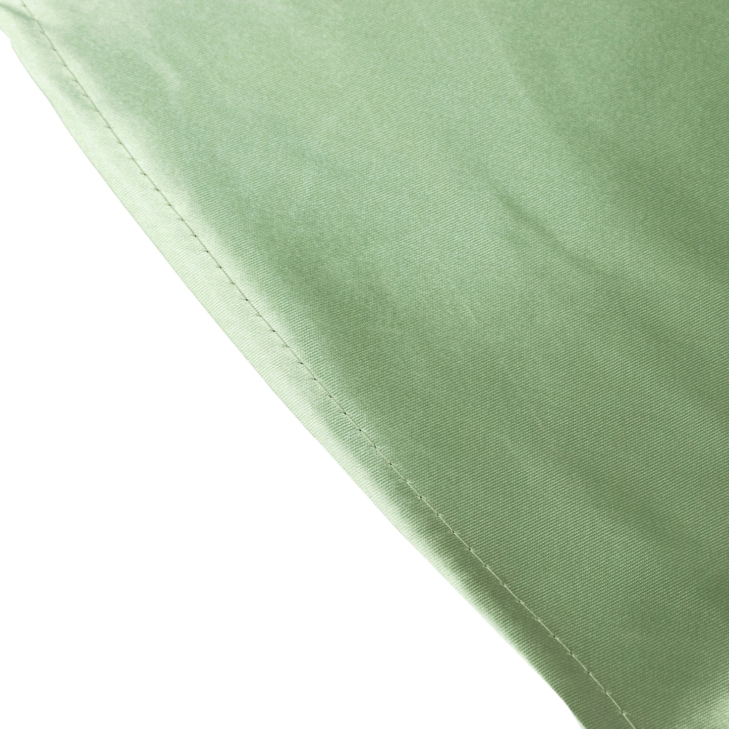 132" Sage Green Seamless Satin Round Tablecloth