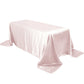 90"x132" Blush Satin Seamless Rectangular Tablecloth