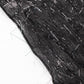 90"x156" Black Metallic Premium Tinsel Shag Rectangular Tablecloth, Shimmery Metallic Fringe Polyester Tablecloth
