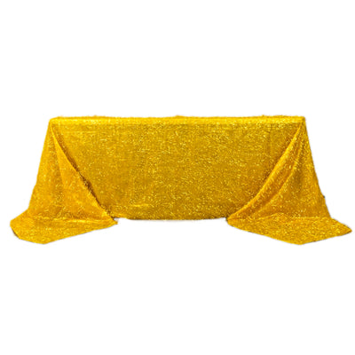 Glamorous Design of the Metallic Gold Tablecloth