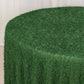120" Green Fringe Shag Polyester Round Tablecloth
