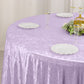 Premium Crushed Velvet 120" Round Tablecloth Lavender Lilac - Reusable Soft & Stylish Seamless Table