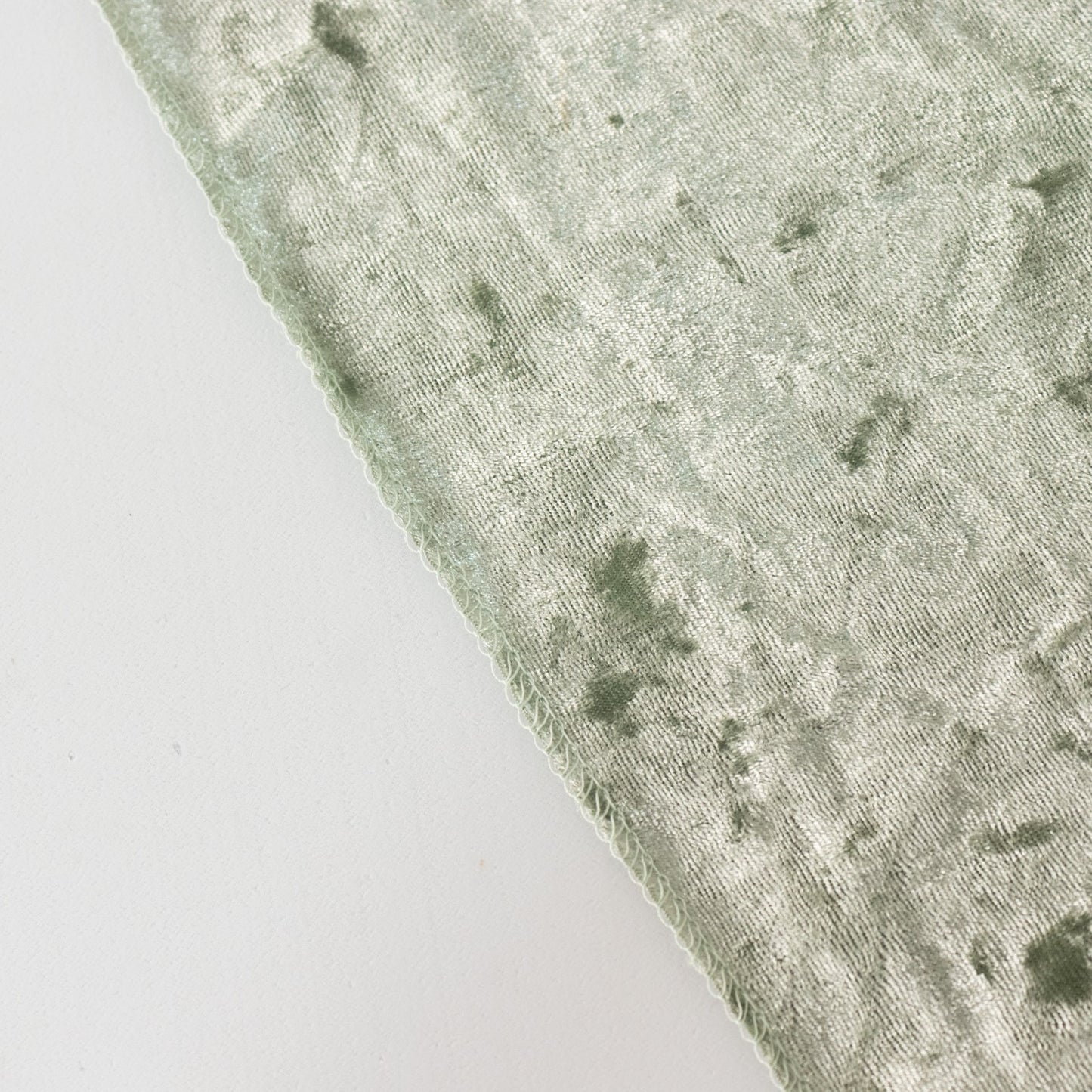 120" Sage Green Premium Crushed Velvet Round Tablecloth