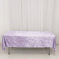 Premium Crushed Velvet 60"x102" Rectangle Tablecloth Lavender Lilac - Reusable Soft Table Cover