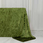 Premium Crushed Velvet 90"x132" Rectangle Tablecloth Dusty Sage Green - Reusable Soft & Seamless Tab