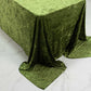 Premium Crushed Velvet 90"x156" Rectangle Tablecloth Dusty Sage Green - Reusable Soft & Sophisticate