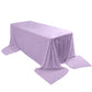 Premium Crushed Velvet 90"x156" Rectangle Tablecloth Lavender Lilac - Reusable Soft & Sophisticated 