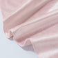 Blush velvet round tablecloth, soft and reusable.