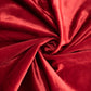 Premium red velvet round tablecloth, soft and seamless design.
