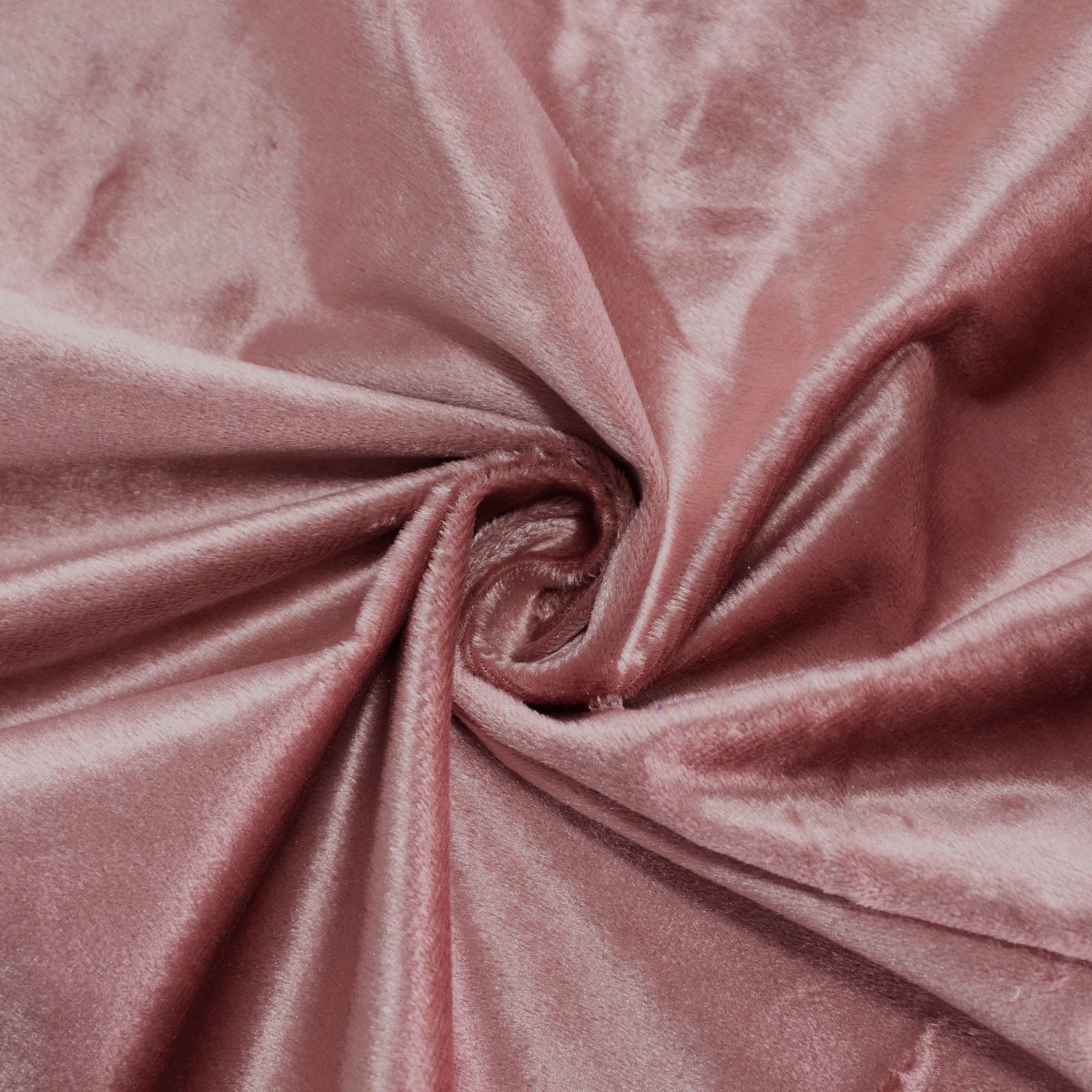 Dusty Rose Premium Velvet Round Tablecloth, Soft & Seamless Cover