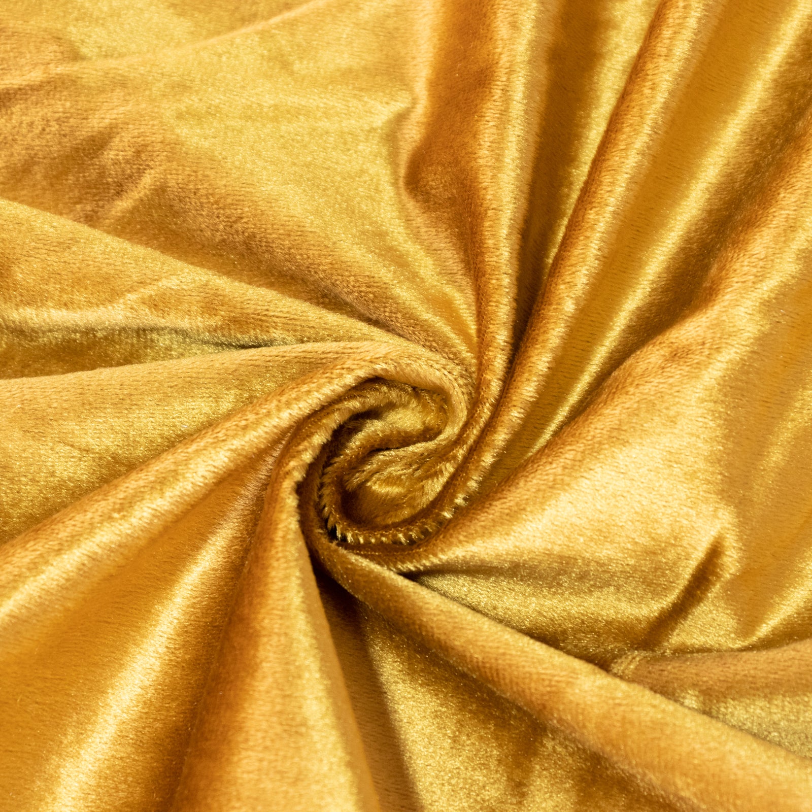 Gold premium velvet tablecloth, soft and seamless, perfect for elegant dining.