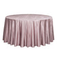 Mauve round velvet tablecloth, seamless and soft, perfect for elegant dining.