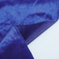 Royal Blue Premium Velvet Round Tablecloth, Soft & Seamless Cover