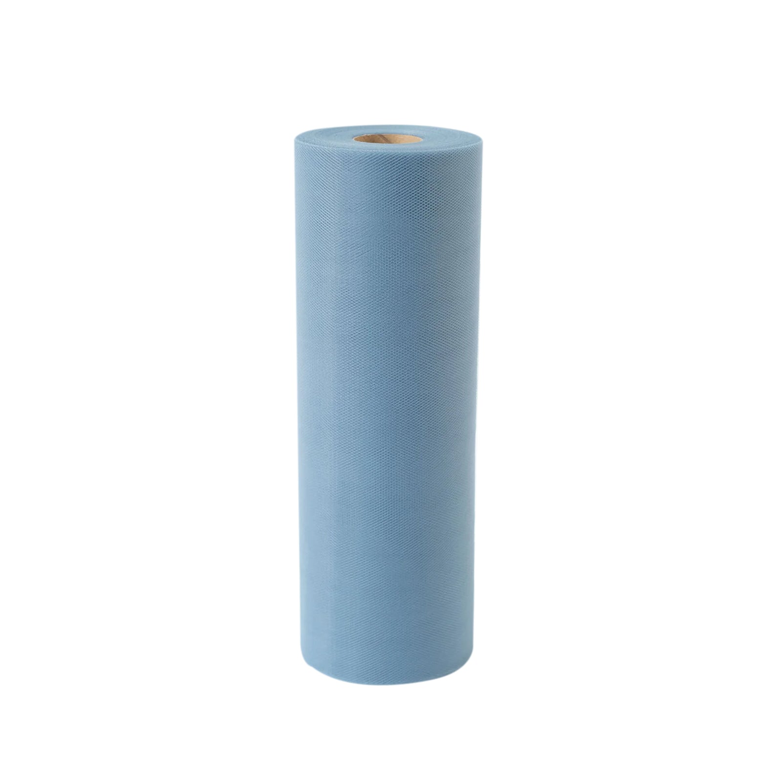 Fabric Roll Dusty Blue Sheer Nylon Tulle 12 Inch By 100 Yards