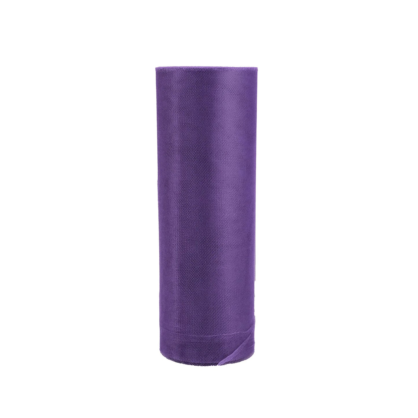 12 Inch x 100 Yard Purple Tulle Sheer Fabric Bolt