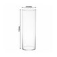 6 Pack 11" Clear Glass Cylinder Vases for Long Stem Floral Arrangements & Tall Centerpiece Displays