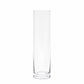 6 Pack Clear Cylinder Glass Vases - 12" for Floral Arrangements & Wedding Centerpieces