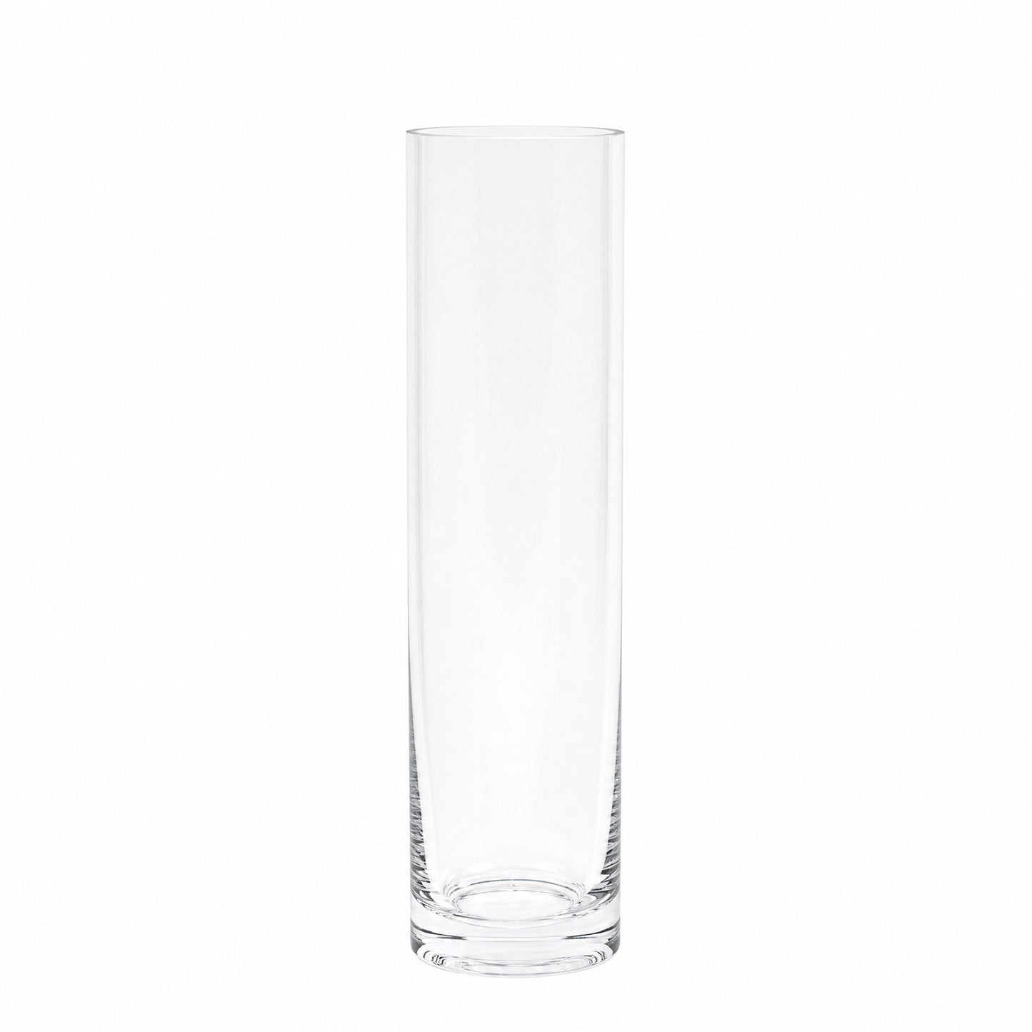 6 Pack Clear Cylinder Glass Vases - 12" for Floral Arrangements & Wedding Centerpieces