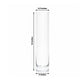 6 Pack Clear Cylinder Glass Vases - 14" for Floral Arrangements & Wedding Centerpieces