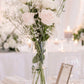 6 Pack Clear Cylinder Glass Vases - 14" for Floral Arrangements & Wedding Centerpieces