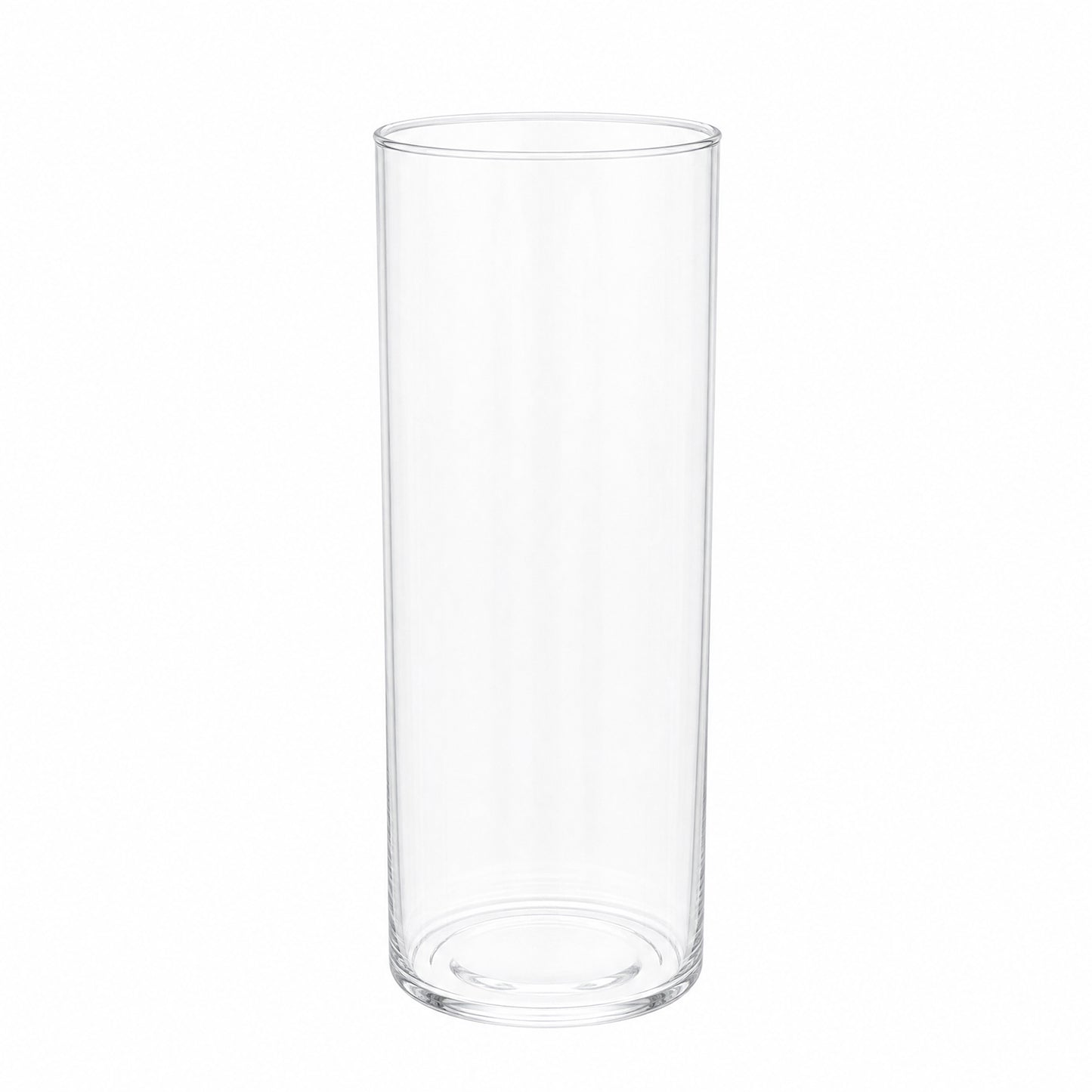 6 Pack 9" Clear Glass Cylinder Vases – Hurricane Style Glass Vases for Floral Arrangements & Event C