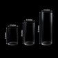 Premium Glass Cylinder Vase Set of 3 – Clear Vases for Flowers, Candles & Table Centerpieces – 6", 8", 12"