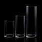 Premium Glass Cylinder Vase Set of 3 – Clear Vases for Flowers, Candles & Table Centerpieces – 6", 8", 12"
