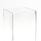 6 Pack Clear Glass Vases 12"x4" - Heavy Duty Square Flower Vase for Wedding Centerpieces & Floral Ar