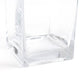6 Pack Clear Glass Vases 8"x4" - Heavy Duty Square Flower Vase for Wedding Centerpieces & Floral Arr
