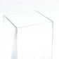 6 Pack Clear Glass Vases 8"x4" - Heavy Duty Square Flower Vase for Wedding Centerpieces & Floral Arr