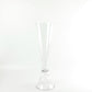 Set of 2 Glass Trumpet Vases Reversible Clarinet Style Clear - Decorative Flower Centerpieces for Events 30"