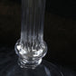 Clear Ribbed Glass Trumpet Vases 32", Fluted Tall Reversible Flower Vases for Table Centerpieces