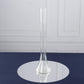 Clear heavy duty glass Eiffel Tower vase, 16" tall, perfect for centerpieces.