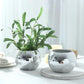 6 Pack Silver Glass Disco Ball Flower Vases, 6" Mirror Vase for Table Centerpieces & Floral Arrangem