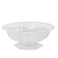 3 Pack Clear Roman Style Footed Compote Flower Bowl Vase, 10" Round Decorative Plastic Pedestal Vase Table Centerpiece
