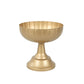 Gold compote pedestal bowl vase in Grecian urn style.