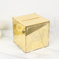 10" Gold Mirror Acrylic Wedding Card Box with Slot - Wishing Well Money Box for Reception, Graduation, and Events