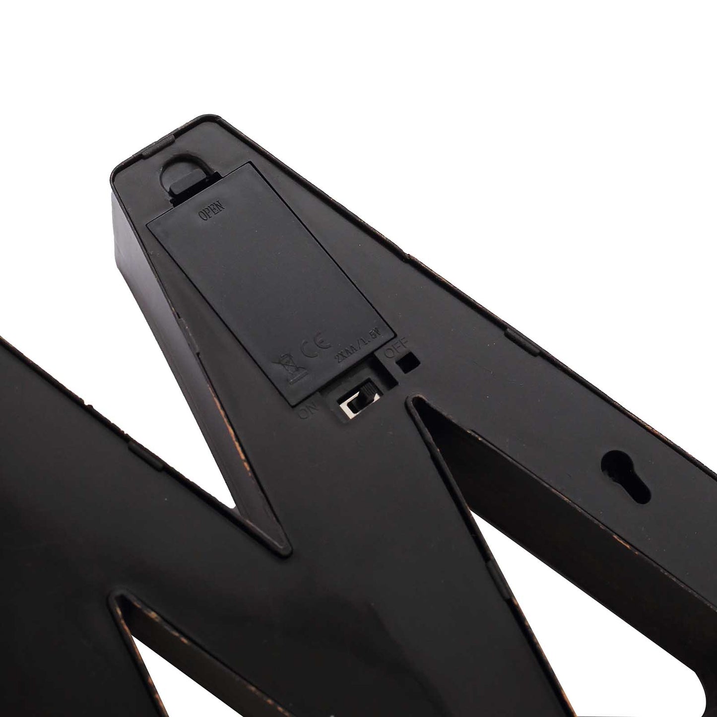 Antique Black Industrial Style LED Marquee Alphabet Letter Sign "W", 9" Vintage Style Light Up Letter