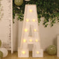 Giant LED Marquee Light Up Letter "A", White 4ft Pre-Cut Foam Board with 10 Warm White Battery Operated LEDs, Glue Gun and Sticks