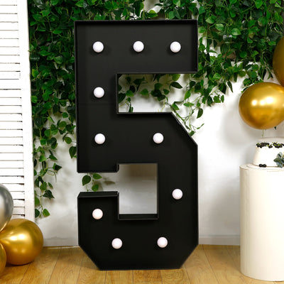 4ft LED Marquee Number "5"