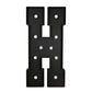 Giant LED Marquee Light Up Letter "H", Black 4ft Pre-Cut Foam Board with 10 Warm White Battery Operated LEDs, Glue Gun and Sticks