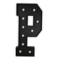 Giant LED Marquee Light Up Letter "P", Black 4ft Pre-Cut Foam Board with 10 Warm White Battery Operated LEDs, Glue Gun and Sticks