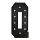 Giant LED Marquee Light Up Letter "Q", Black 4ft Pre-Cut Foam Board with 10 Warm White Battery Operated LEDs, Glue Gun and Sticks