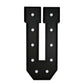 Giant LED Marquee Light Up Letter "U", Black 4ft Pre-Cut Foam Board with 10 Warm White Battery Operated LEDs, Glue Gun and Sticks